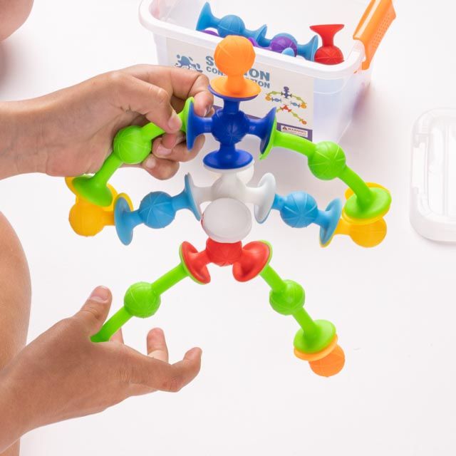 Suction Construction Toys - 24 Pieces