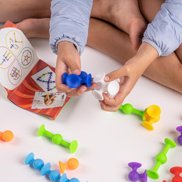 Suction Construction Toys - 24 Pieces