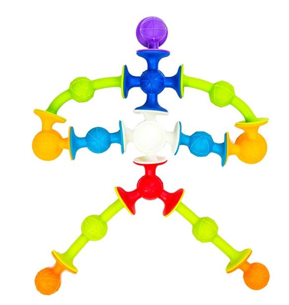 Suction Construction Toys - 24 Pieces