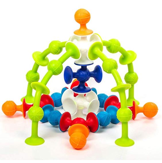 Suction Construction Toys - 24 Pieces