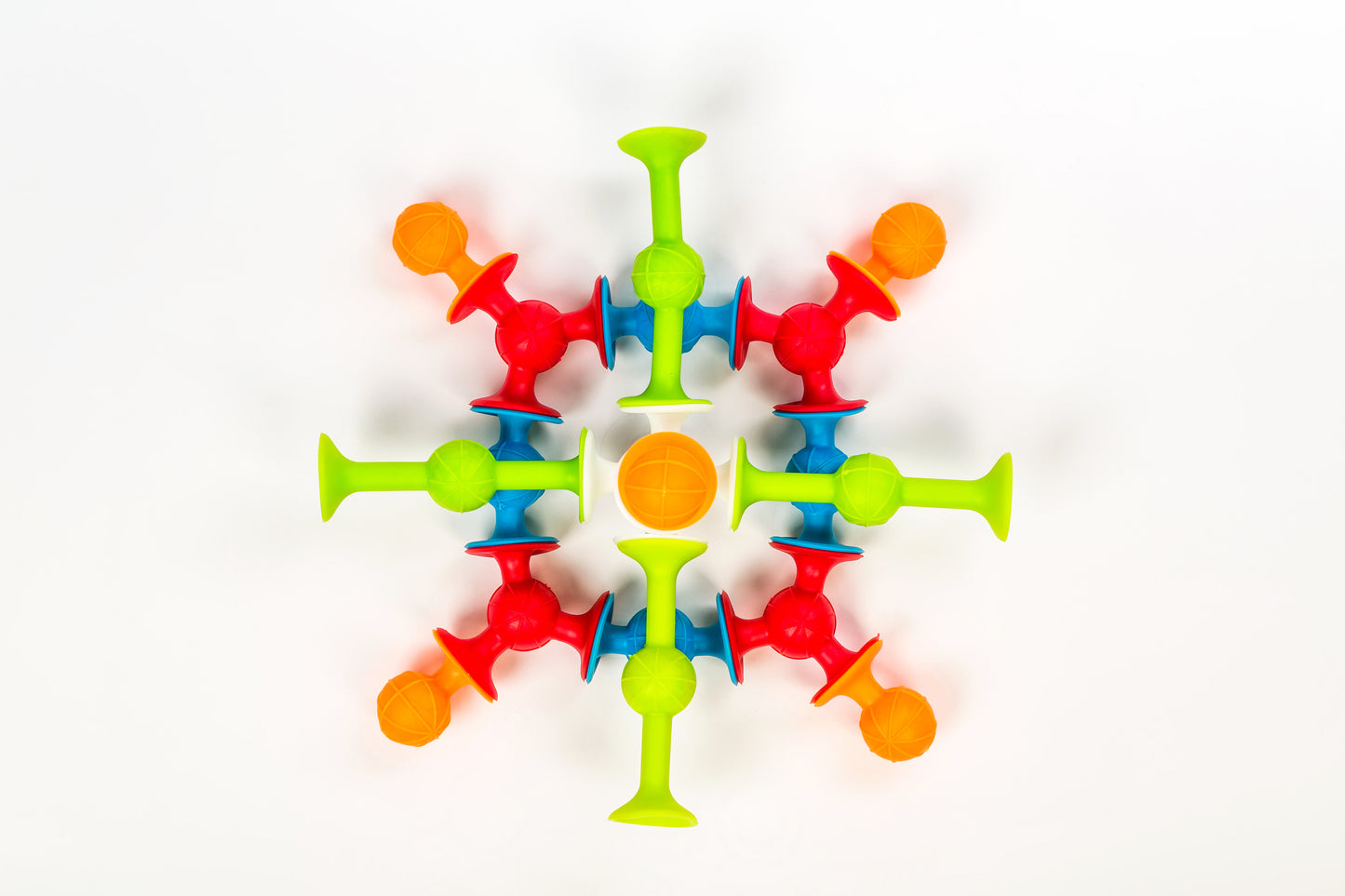 Suction Construction Toys - 24 Pieces