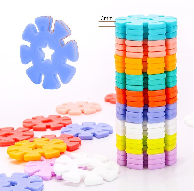 Baba Jay Snowflake Construction Toys - 500 Pieces