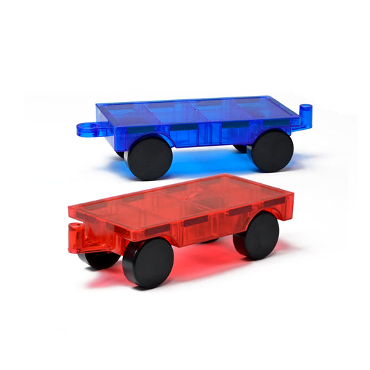 Magnetic Tiles Expansion Pack - 2x Cars